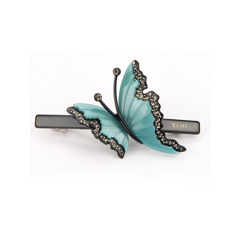 DANCING BUTTERFLY SPRING HAIR CLIP (GREEN) - QKiddo.com