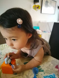 PEARL FLOWER HAIR CLIP (CREAMY PINK) - QKiddo.com