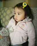 BABY FLOWER HAIR CLIP (YELLOW) - QKiddo.com