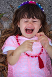 RAINBOW WOOLEN PEARL HEADBAND - QKiddo.com