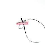 CRYSTAL HAIR CLIP (PINK) - QKiddo.com