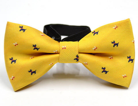 PUPPIES BOW TIE (YELLOW) - QKiddo.com