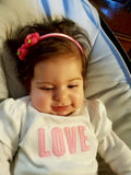 BABY FLOWER HEADBAND (HOT PINK) - QKiddo.com
