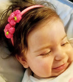 BABY FLOWER HEADBAND (HOT PINK) - QKiddo.com