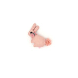 LACE BUNNY HAIR CLIP (PINK) - QKiddo.com