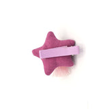 POM POM PUFFY STAR HAIR CLIP (MAGENTA PINK) - QKiddo.com