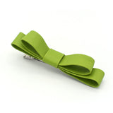 LARGE LEATHER HAIR BOW (GREEN) - QKiddo.com