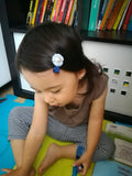 PEARL FLOWER HAIR CLIP (BABY BLUE) - QKiddo.com