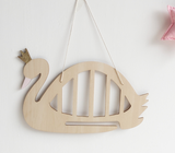 HANDMADE Swan Princess Hair Bow Holder (Eco-Friendly Wood)